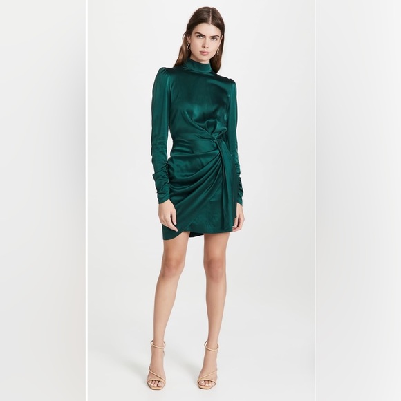 ZIMMERMANN Silk Drape Dress Jade NWT - Picture 5 of 17